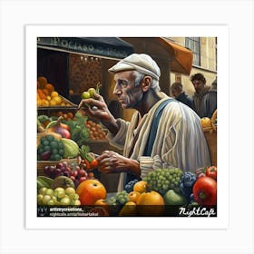 Paris Market Art Print