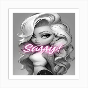 Sassy Art Print