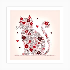 Valentine'S Day Card Art Print