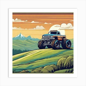 Monster Truck Art Print