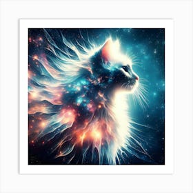 Cat In Space 1 Art Print