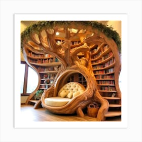 Tree Of Books Art Print