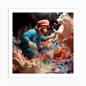 Mario Bros 3 Art Print