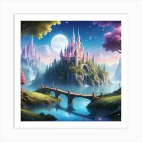 Fairytale Castle 1 Art Print