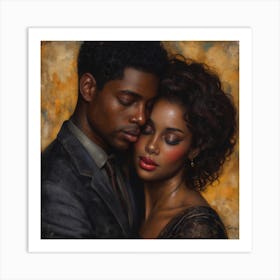 Echantedeasel 93450 African American Black Love Stylize 970 Eba3e78c 190e 4ec5 A497 7d0c4e5f57c4 Art Print