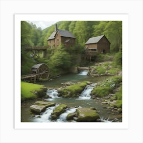 Timeless Woodland Haven Art Print