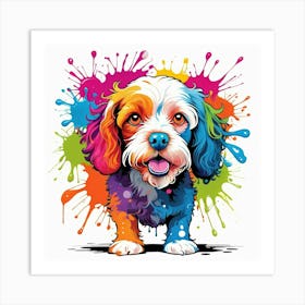 Graffiti Cockapoo 2 Art Print