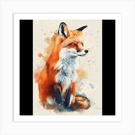 Fox Painting Art Print