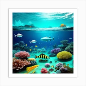 Coral Reef Art Print