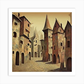 Old City, Paul Klee 3 Art Print