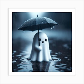 Ghost In The Rain Art Print