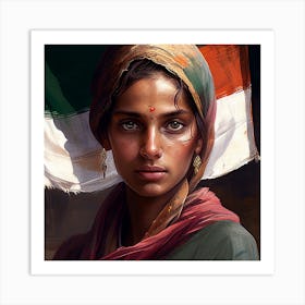 Indian Girl Art Print