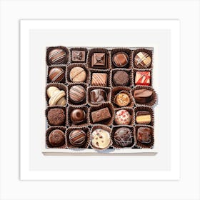 Chocolates In A Box 7 Art Print