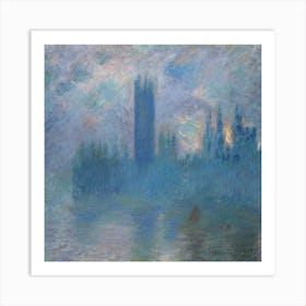 Houses Of Parliament, London (1900) Art Print