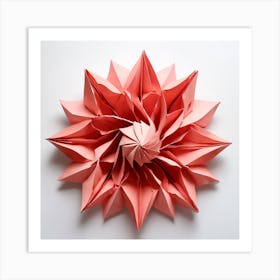 Origami Flower Art Print