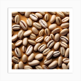 Close Up Of Coffee Beans 9 Art Print