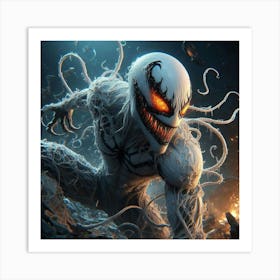 Anti-Venom pose 1 Art Print