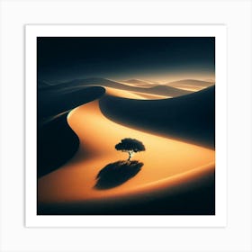 Sand Dunes Art Print