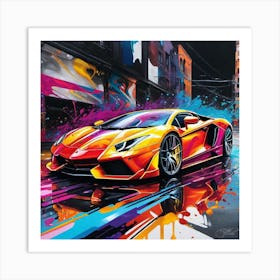 Lamborghini 154 Art Print