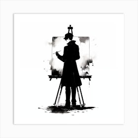 Portrait Of An Artist 1 Art Print