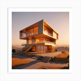 Pikaso Texttoimage 3d Model Realistic Houses Figure Octane Render Vol (1) Art Print