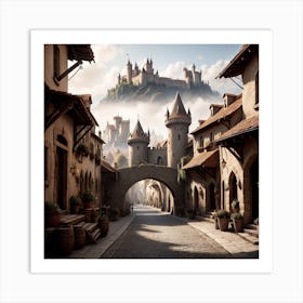 Fairytale Town Art Print