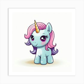 Little Unicorn 8 Art Print