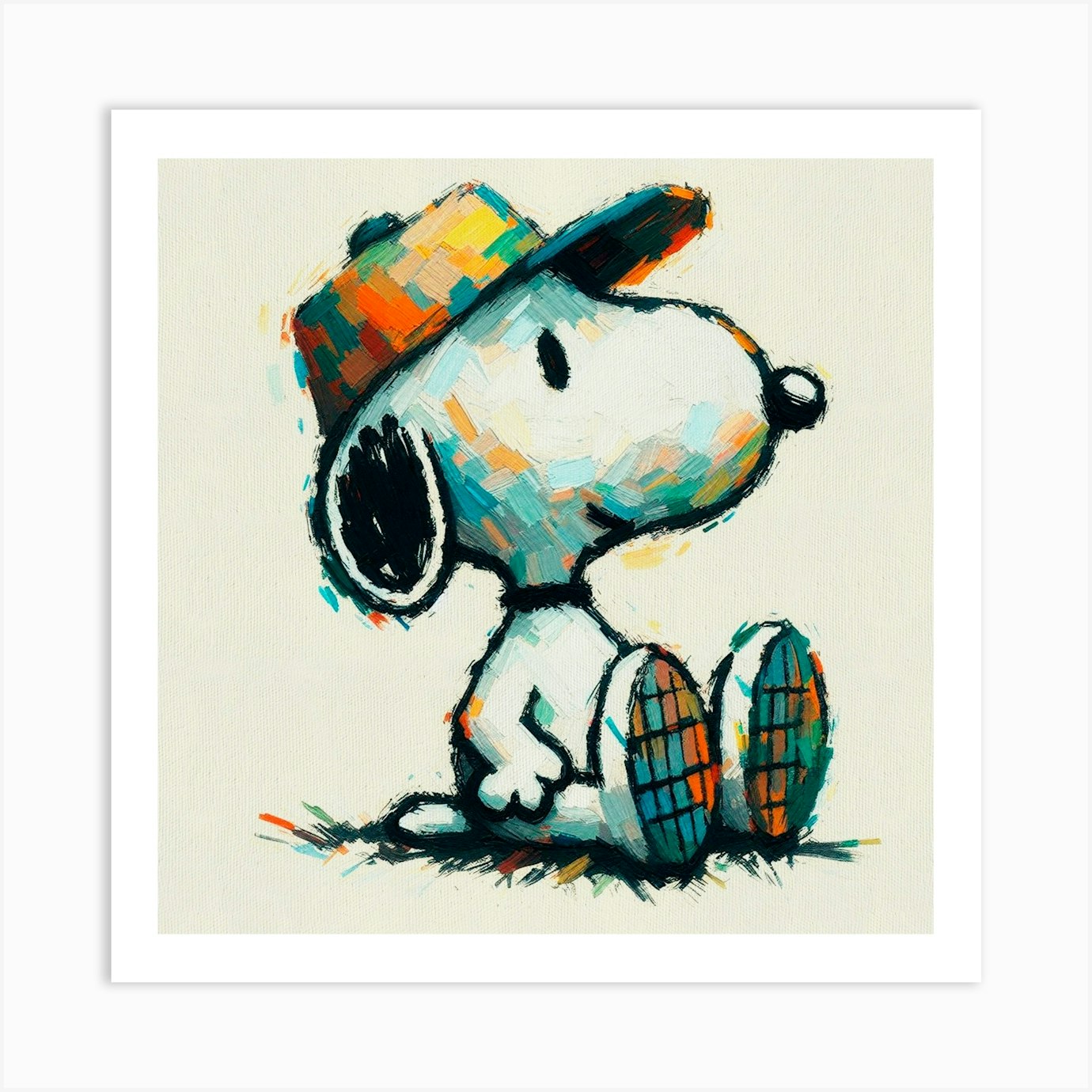 Snoopy Timeless 02 Art Print by Fernando Vieira