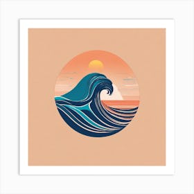 Ocean Wave Art Print