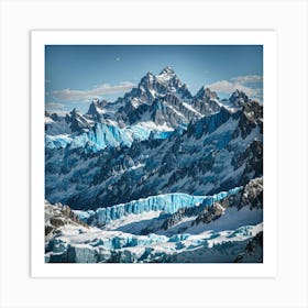 Chilean Glacier Art Print