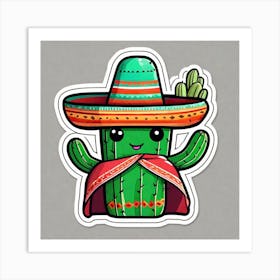 Mexican Cactus 31 Art Print