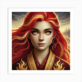 Talia Ashheart Portrait Art Print