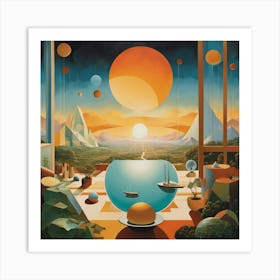 'The Sun Rises' Art Print