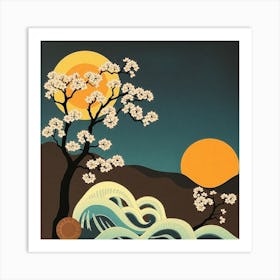 Cherry Blossoms Art Print