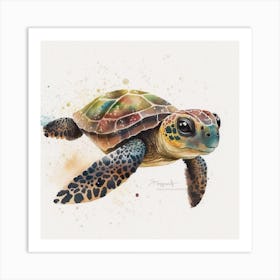 Sea Turtle Art Print