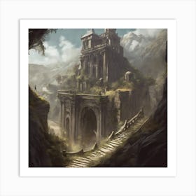 Castle On The Hill Art Print