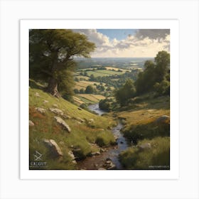 London Valley 1 Art Print