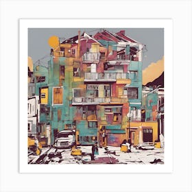 Cityscape Art Print