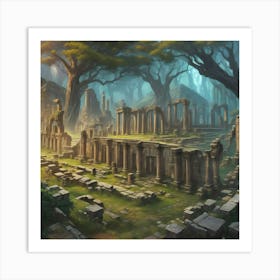 Ancient Ruins Art Print