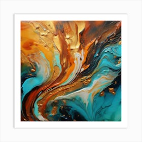 Abstract Painting 279 Art Print