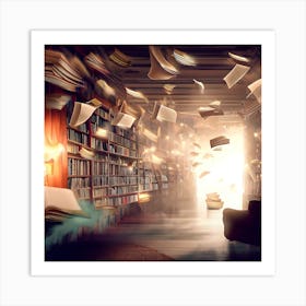 Pages Afloat Art Print