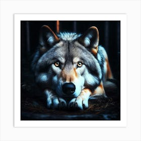 Wild Animal Creative Portrait 156 Art Print