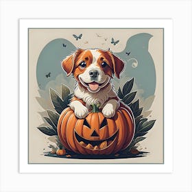 Halloween Dog Art Print