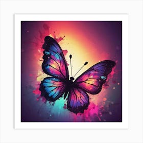 Butterfly Painting 293 Art Print