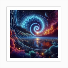 Spiral Galaxy Art Print