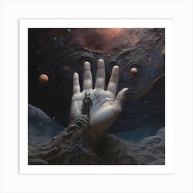 Hand Of The Gods Art Print