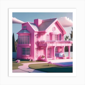 Barbie Dream House (336) Art Print