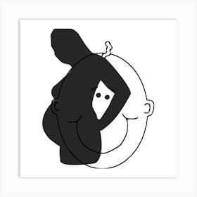 Pregnant Art Print