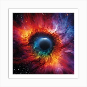 Nebula Eye Art Print