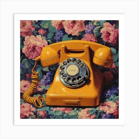 Vintage Telephone Art Print